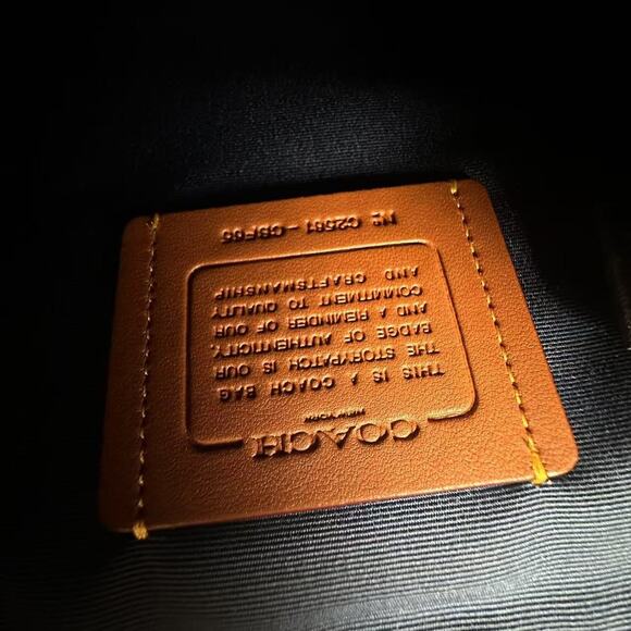 Coach Men's Sprint Sling Pack Crossbody In Denim/Deep Blue CBF65 NWT - Picture 9 of 10